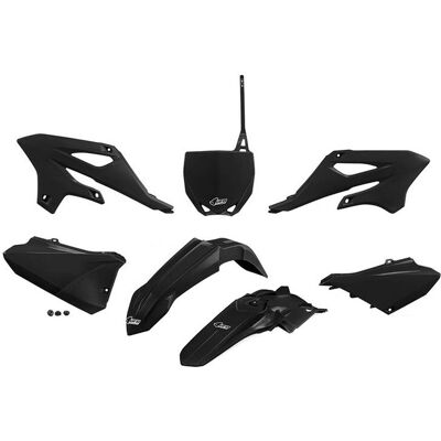 UFO Yamaha YZ 85 Plastic Kit - Black - Motorcycle Plastic Kit UFO Yamaha YZ 85 Plastic Kit - Black - Motorcycle Plastic Kit