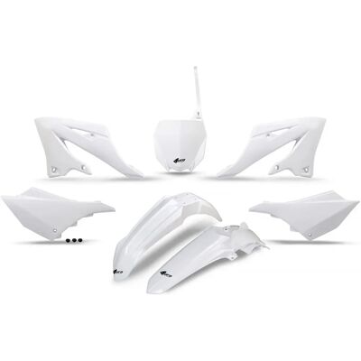 Kit de Plastiques UFO Yamaha YZ 125 - Blanc - Pièces de Moto Kit de Plastiques UFO Yamaha YZ 125 - Blanc - Pièces de Moto