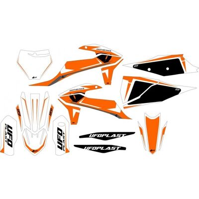 Kit adesivi Ufo Ktm Exc-f 450 - Motocross - Bianco Kit adesivi Ufo Ktm Exc-f 450 - Motocross - Bianco
