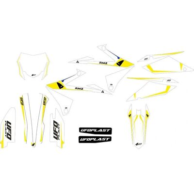 Kit di adesivi Ufo Suzuki RMZ 450 Bianco Kit di adesivi Ufo Suzuki RMZ 450 Bianco