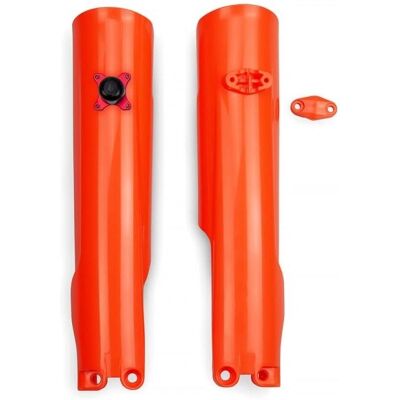 Kit de protection de fourche UFO KTM SX SX-F 2023-2024 Neon Orange - Kit de protection Kit de protection de fourche UFO KTM SX SX-F 2023-2024 Neon Orange - Kit de protection