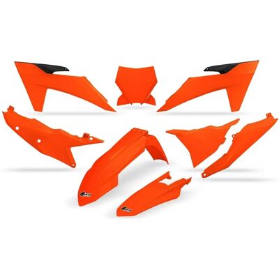 Kit plastiques UFO Neon Orange KTM SX-F 250-450-350-250-300 - Publicité Kit plastiques UFO Neon Orange KTM SX-F 250-450-350-250-300 - Publicité