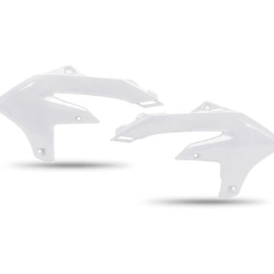 Couvre-radiateur blanc UFO Plast Yamaha YZF 450 (2023-2024) Couvre-radiateur blanc UFO Plast Yamaha YZF 450 (2023-2024)