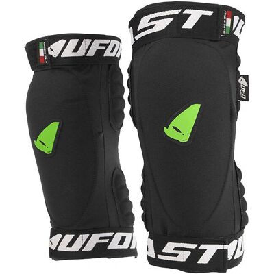 UFO SPARTAN Knieprotektor - Schwarz Grün L-X - Knieschutz UFO SPARTAN Knieprotektor - Schwarz Grün L-X - Knieschutz