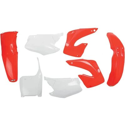 Ufo Honda CR 125 Komplett Kunststoffset - OEM-Farbe Ufo Honda CR 125 Komplett Kunststoffset - OEM-Farbe