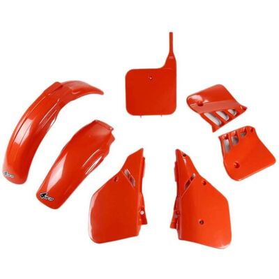 Ufo Honda CR 250 1987 Original Kunststoff-Kit - Motorradteile Ufo Honda CR 250 1987 Original Kunststoff-Kit - Motorradteile