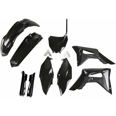 Kit de Plástico Negro Ufo para Honda CRF 250 R 2018-2021 Kit de Plástico Negro Ufo para Honda CRF 250 R 2018-2021