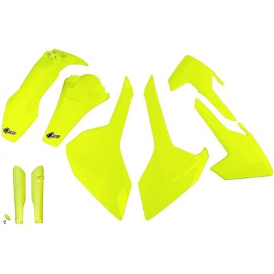 Ufo Komplettes Kunststoffset Husqvarna Fe 450 - Motorradplastikset Ufo Komplettes Kunststoffset Husqvarna Fe 450 - Motorradplastikset