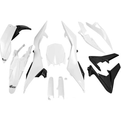 Kit plastique blanc Ufo pour Husqvarna TC 449 (2011-2013) - Kit en plastique Kit plastique blanc Ufo pour Husqvarna TC 449 (2011-2013) - Kit en plastique
