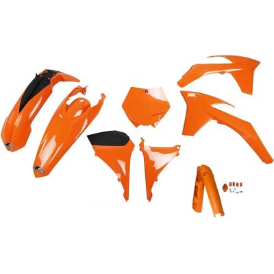 Kit plastique orange Ufo pour KTM Sx-f 2011 Kit plastique orange Ufo pour KTM Sx-f 2011