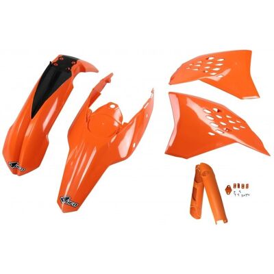 Ufo Orange Kunststoffset KTM Exc 2009-2011 Ufo Orange Kunststoffset KTM Exc 2009-2011