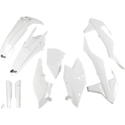 Ufo Vollplastikset KTM Exc-F 2017-2019 Weiß Ufo Vollplastikset KTM Exc-F 2017-2019 Weiß