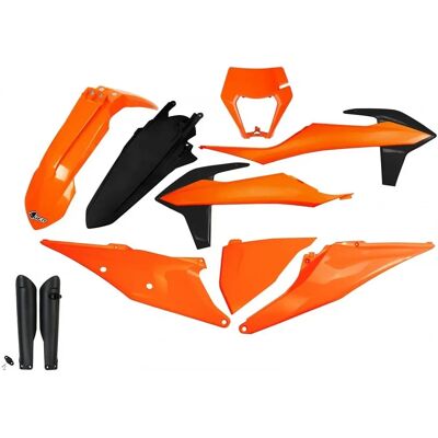 UFO Full Plastic Kit KTM Exc-F 250-500 - Motorcycle Body Panels UFO Full Plastic Kit KTM Exc-F 250-500 - Motorcycle Body Panels