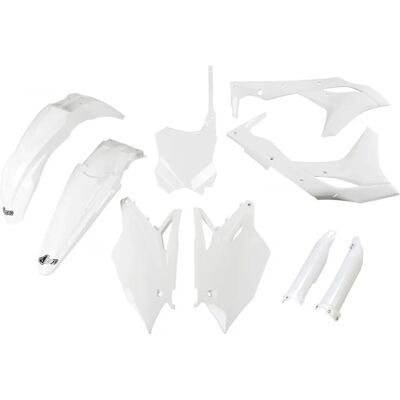 Ufo Kawasaki Kxf 250 - Kit de Plástico Completo - Blanco Ufo Kawasaki Kxf 250 - Kit de Plástico Completo - Blanco