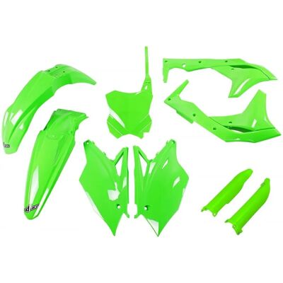 Ufo Kawasaki KXF 250 - Neongrön Plastkitt - Plastkitt Ufo Kawasaki KXF 250 - Neongrön Plastkitt - Plastkitt