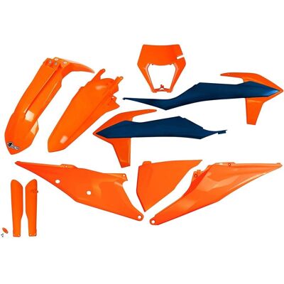 Ufo Komplett Kunststoffsatz KTM Exc-f 350 - Für KTM Exc-f 2020-2023 Ufo Komplett Kunststoffsatz KTM Exc-f 350 - Für KTM Exc-f 2020-2023