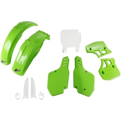 Kit de Plástico OEM Ufo Kawasaki Kx 500 1993-1995 Kit de Plástico OEM Ufo Kawasaki Kx 500 1993-1995