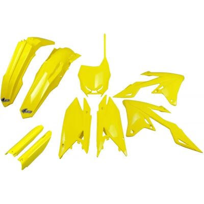 UFO Suzuki RMZ 450 - Kit plastiques complet - Jaune UFO Suzuki RMZ 450 - Kit plastiques complet - Jaune