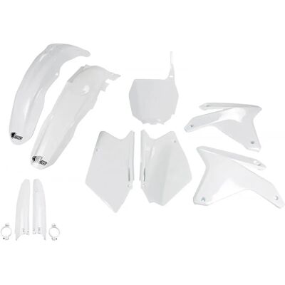 Kit plastique blanc UFO pour Suzuki RMZ 450 (2005-2006) - Kit de Plastiques Kit plastique blanc UFO pour Suzuki RMZ 450 (2005-2006) - Kit de Plastiques