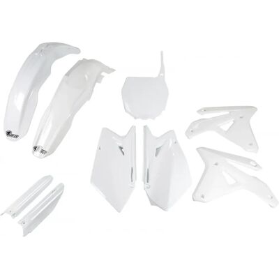 Kit plastiques blanc Ufo Suzuki RMZ 450 2007 - Pièces moto Kit plastiques blanc Ufo Suzuki RMZ 450 2007 - Pièces moto