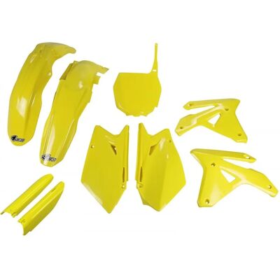 Kit plastique jaune UFO Suzuki RMZ 450 2007 Kit plastique jaune UFO Suzuki RMZ 450 2007