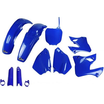 Kit Plastiques UFO Yamaha Yz 125/250 - Bleu - Protections Tout-Terrain - Publicité Kit Plastiques UFO Yamaha Yz 125/250 - Bleu - Protections Tout-Terrain - Publicité