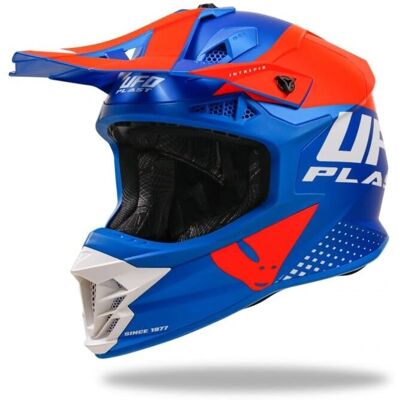 Ufo INTREPID Bleu Orange XS - Casque de Motocross Ufo INTREPID Bleu Orange XS - Casque de Motocross