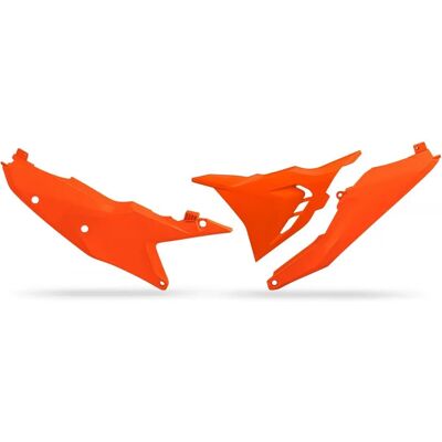 UFO KTM SX SX-F 2023 Fluo Orange Ventilated Side Panels UFO KTM SX SX-F 2023 Fluo Orange Ventilated Side Panels
