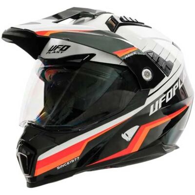Ufo ARIES Bianco nero Casque Off-Road - Publicité Ufo ARIES Bianco nero Casque Off-Road - Publicité