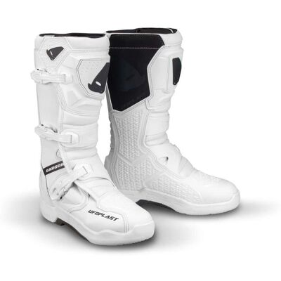Ufo Gargor Bianco Nero Motorradstiefel - Motorradstiefel Ufo Gargor Bianco Nero Motorradstiefel - Motorradstiefel