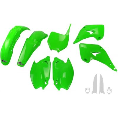 Kit plastiques complet Kawasaki KX 125/250 2003 - Vert Kit plastiques complet Kawasaki KX 125/250 2003 - Vert