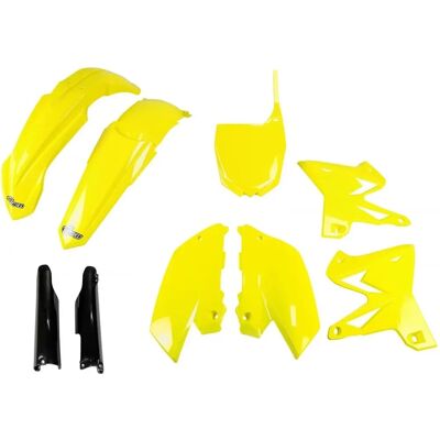 Kit plastiques UFO Yamaha YZ 125/250 2005-2007 - Jaune - Restyling Kit plastiques UFO Yamaha YZ 125/250 2005-2007 - Jaune - Restyling