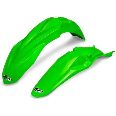 UFO Kawasaki 450 KX-F 2024 Skärmsats - Neon Grön UFO Kawasaki 450 KX-F 2024 Skärmsats - Neon Grön