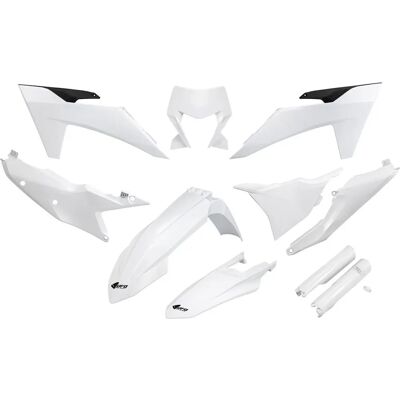 Ufo Plastics KTM EXC-f 500 Weiß Komplettsatz - Motorrad Kunststoffset Ufo Plastics KTM EXC-f 500 Weiß Komplettsatz - Motorrad Kunststoffset