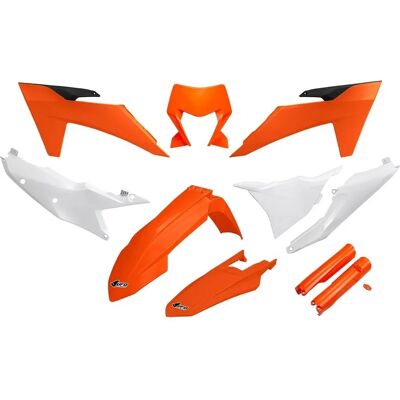 UFO Motorrad Plastikkit für KTM EXC 150, 250, 350, 450 - Kunststoffset UFO Motorrad Plastikkit für KTM EXC 150, 250, 350, 450 - Kunststoffset