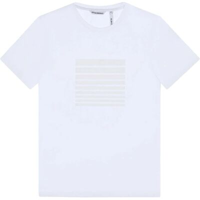 Antony Morato Mmks02203-fa100144 T-shirt Bianca Manica Corta - T-shirt Antony Morato Mmks02203-fa100144 T-shirt Bianca Manica Corta - T-shirt