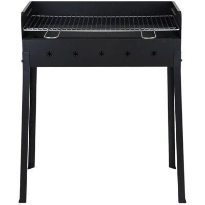MILLE SRL Stello Eco Barbecue a Carbonella Nera - Grill Esterno 70x40x90 cm MILLE SRL Stello Eco Barbecue a Carbonella Nera - Grill Esterno 70x40x90 cm