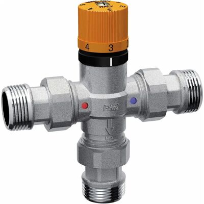 Miscelatore termostatico FAR - Regolabile, Cromato, 30-65°C - Tipo di prodotto Miscelatore termostatico FAR - Regolabile, Cromato, 30-65°C - Tipo di prodotto
