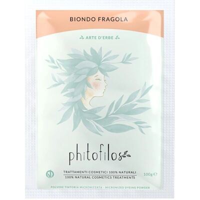 Phitofilos Blond Fraise Henné Naturel - Coloration Cheveux - Publicité Phitofilos Blond Fraise Henné Naturel - Coloration Cheveux - Publicité