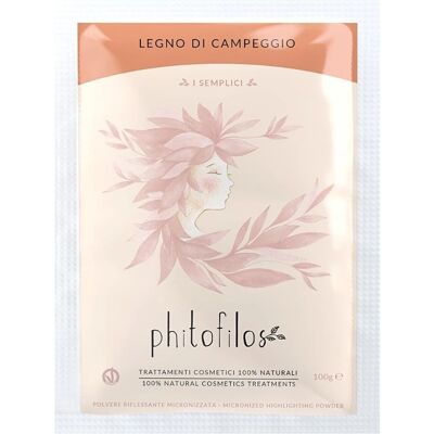 Henné e tinture vegetali Phitofilos - Polvere di legno di campeggio Henné e tinture vegetali Phitofilos - Polvere di legno di campeggio