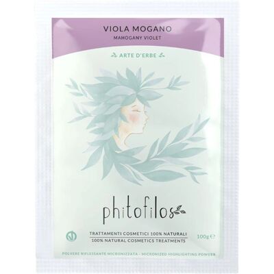 Polvere di Tinta Vegetale Viola Mogano - Colore Naturale Vegetale Polvere di Tinta Vegetale Viola Mogano - Colore Naturale Vegetale