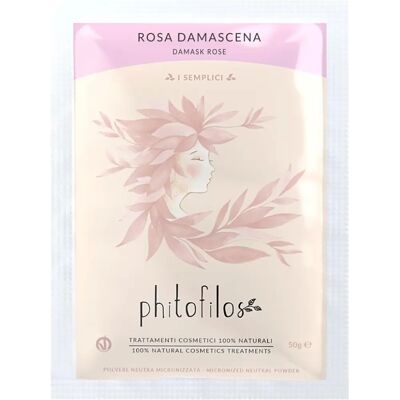 Poudre de Rose Damascena Phitofilos - Traitement capillaire sensible - Publicité Poudre de Rose Damascena Phitofilos - Traitement capillaire sensible - Publicité