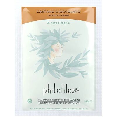 Henné Naturel Brun Chocolat de Phitofilos - Type de cheveux - Publicité Henné Naturel Brun Chocolat de Phitofilos - Type de cheveux - Publicité