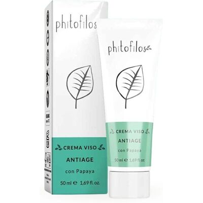 Crema viso biologica alla papaya di Phitofilos - Antiage, 50ml Crema viso biologica alla papaya di Phitofilos - Antiage, 50ml