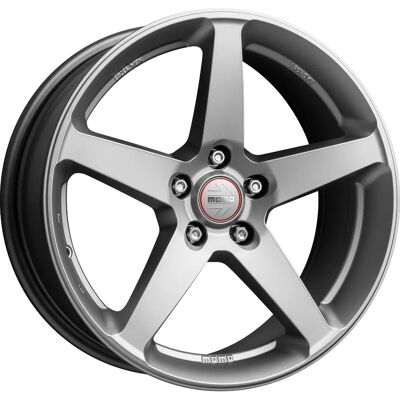 Momo Five Kevytmetallipyörä - 8,5x20 - 5x112 - Titan Silver - Tuotetyyppi Momo Five Kevytmetallipyörä - 8,5x20 - 5x112 - Titan Silver - Tuotetyyppi