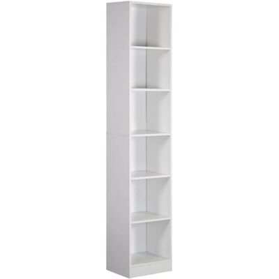 Étagère Rebecca Mobili Akras - Blanc - 200x40x29.5 cm - Étagère - Publicité Étagère Rebecca Mobili Akras - Blanc - 200x40x29.5 cm - Étagère - Publicité