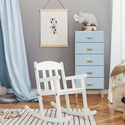 Rebecca Mobili Kuro Cômoda - 115x50x40 - Azul Claro Escandinavo Rebecca Mobili Kuro Cômoda - 115x50x40 - Azul Claro Escandinavo