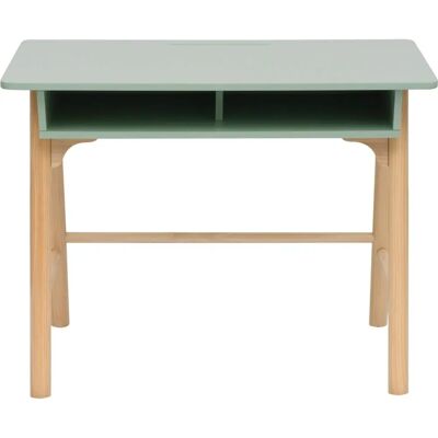 Escritorio infantil Rebecca Luan 70x90x50 MDF Pino Verde agua Marrón - Escritorio para niños Escritorio infantil Rebecca Luan 70x90x50 MDF Pino Verde agua Marrón - Escritorio para niños