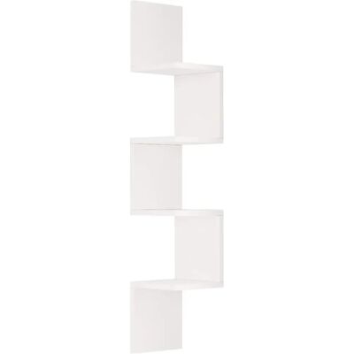 Rebecca Mobili - Balang - Blanco - Estantería de pared Rebecca Mobili - Balang - Blanco - Estantería de pared