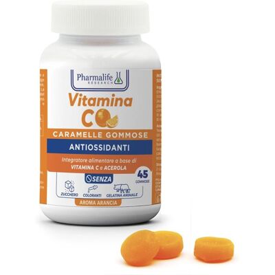 PHARMALIFE Vitamina C 45 Caramelle Gommose - Integratore vitaminico PHARMALIFE Vitamina C 45 Caramelle Gommose - Integratore vitaminico
